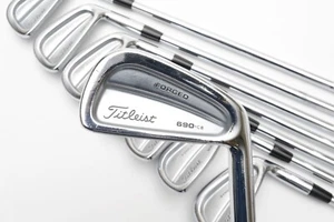 8Pcs Titleist 690.CB 3-4-5-6-7-8-9-PW Iron set N.S.PRO970 FLEX S RH Irons - Picture 1 of 10