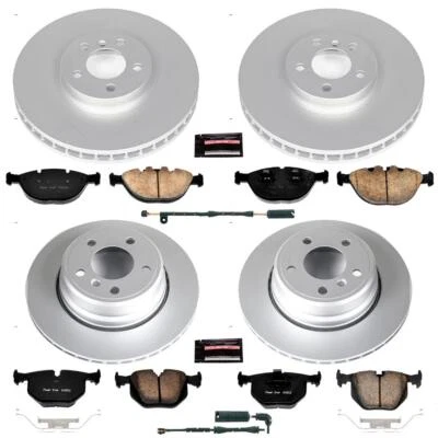 Комплект дисковых тормозов PowerStop - передний и задний - подходит для BMW X5 2002-2003, BMW X5 2005-2 - Изображение 1 из 4