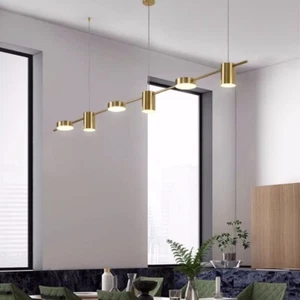 Shop Pendant Light LED Lamp Gold Home Chandelier Lighting Kitchen Ceiling Lights - Picture 1 of 21