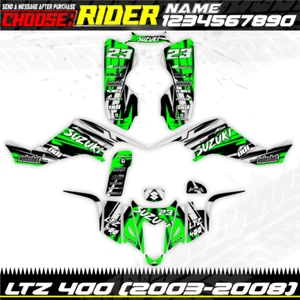 compatible Graphics LTZ 400 Suzuki Decals Kit quad Stickers 2003 to 2008 SL-R3V - Picture 1 of 2