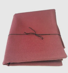 Burgundy Fabric Duckcloth Canvas Durable Upholstery 31x56 Inches - Picture 1 of 4