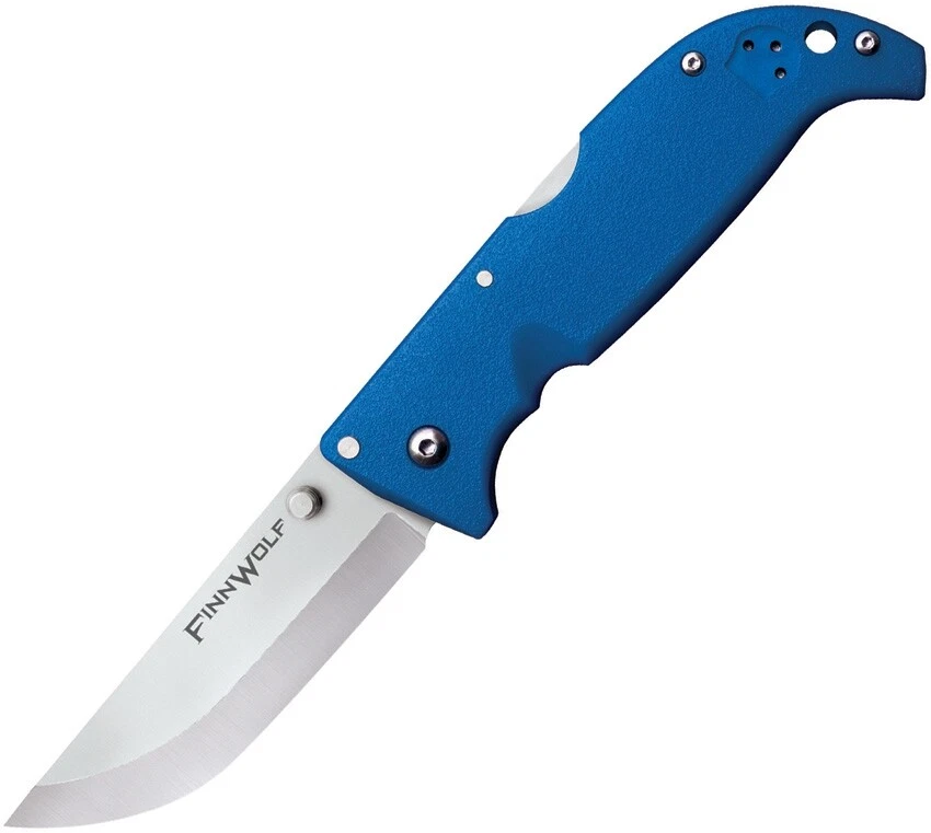 Navaja de Bolsillo Cold Steel Finn Wolf Azul Plegable AUS-8 Acero Inoxidable 20NPG Foto 1 de 1