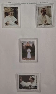 1978 Vaticano - A ricordo del pontificato di Giovanni Paolo I - 4 val MNH - Foto 1 di 1