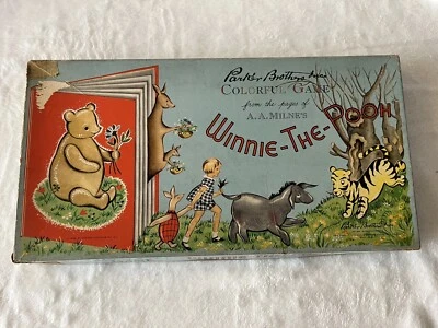 1959 AA Milne's Colorful Game WINNIE THE POOH GAME Parker Brothers Complete! - Image 1 of 4