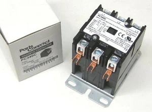 Contactor Three 3 Pole 40 Amps 240 Volts HVAC Parts - Picture 1 of 3