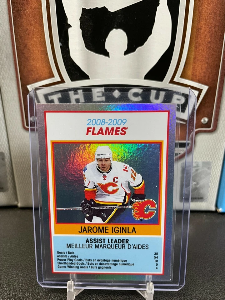 2009-10 O-Pee-Chee Team Checklists #TC5 Calgary Flames Jerome Iginla - Image 1 of 1