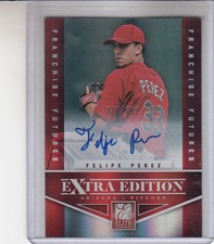 2012 Elite Extra Edition Felipe Perez Franchise Futures  Auto card SP 320/799