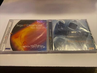 Dreamcast Web Browser 1.0 & 2.0 with Sega Net, 2000 SEALED NEW Lot - Image 1 of 4