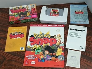 Pokemon Snap Nintendo 64 N64 Completo CIB Manual de Instrucciones Libro Caja Inserto - Imagen 1 de 7