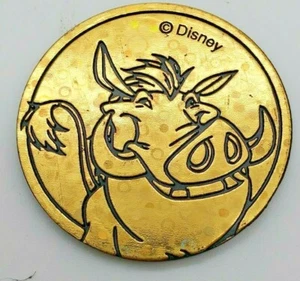 Pumbaa Gold Refractor 1995 Plastic Pog Slammer Disney The Lion King #1 - Bild 1 von 2
