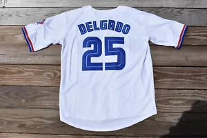 New!! Carlos Delgado Toronto Blue Jays Home White Baseball Jersey Men's (XL) XL - Picture 1 of 2