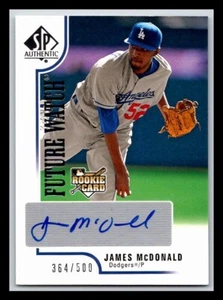 2009 SP Authentic #236 James McDonald AU RC 364/500 !! - Picture 1 of 2