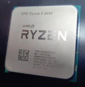 AMD Ryzen R5 3600 CPU 6 Core 12 Thread 3.6GHz/32M AM4 TDP 65W PCIe 4.0×16 - Picture 1 of 2