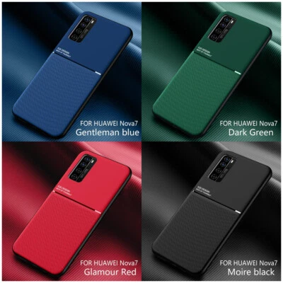 Funda Teléfono Absorbente Magnética Fricción Para Huawei Nova7 con Cable Gratis Moda Foto 1 de 4