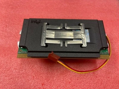 Intel Pentium II 400Mhz/512/100/2.0V CPU 80523PY400512PE SL357 w/ 3pin Fan - Image 1 of 2