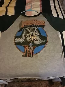 Judas Priest Vintage Single Stitch T-shirt Keep The Faith Defender Tour Concert - Picture 1 of 20
