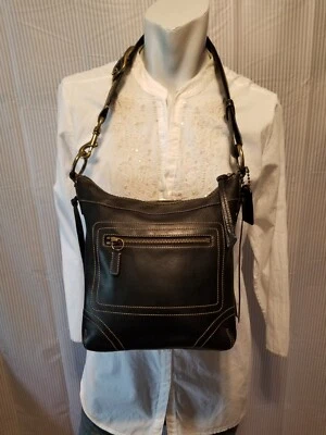 Bandolera COACH HOBO Y2k, Bolso de Hombro, Cartera Negra G06X-10399 Foto 1 de 4