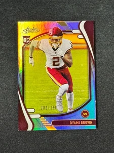 2021 Panini Absolute - Rookies Dyami Brown #125 Spectrum 100/250 (RC) - Picture 1 of 2