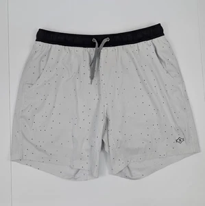 Burlebo Athletic Shorts White Liner Mens Small White Active Performance - Picture 1 of 9