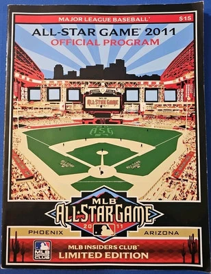 2011 MLB ALL-STAR GAME PROGRAM LIMITED EDITION OFFICIAL PROGRAM PHOENIX ARIZONA - Image 1 of 2
