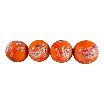 Nerf Surprise Ball Mini Sports Game Pack w/ Gummy Candy New (4 Count) Easter - Image 1 of 4