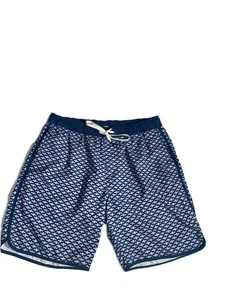 Fair Harbor Herren L Anker Badehose 8" Schrittlänge Blue Mist Meerblick gefütterte Shorts - Bild 1 von 7