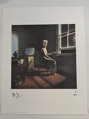 RUSH Lithograph Art Poster 22x28 BAS Certified Signed Autographed Alex Lifeson - Изображение 1 из 3