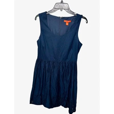 Vestido de algodón sin mangas azul marino Joe Fresh - talla 8 Foto 1 de 4