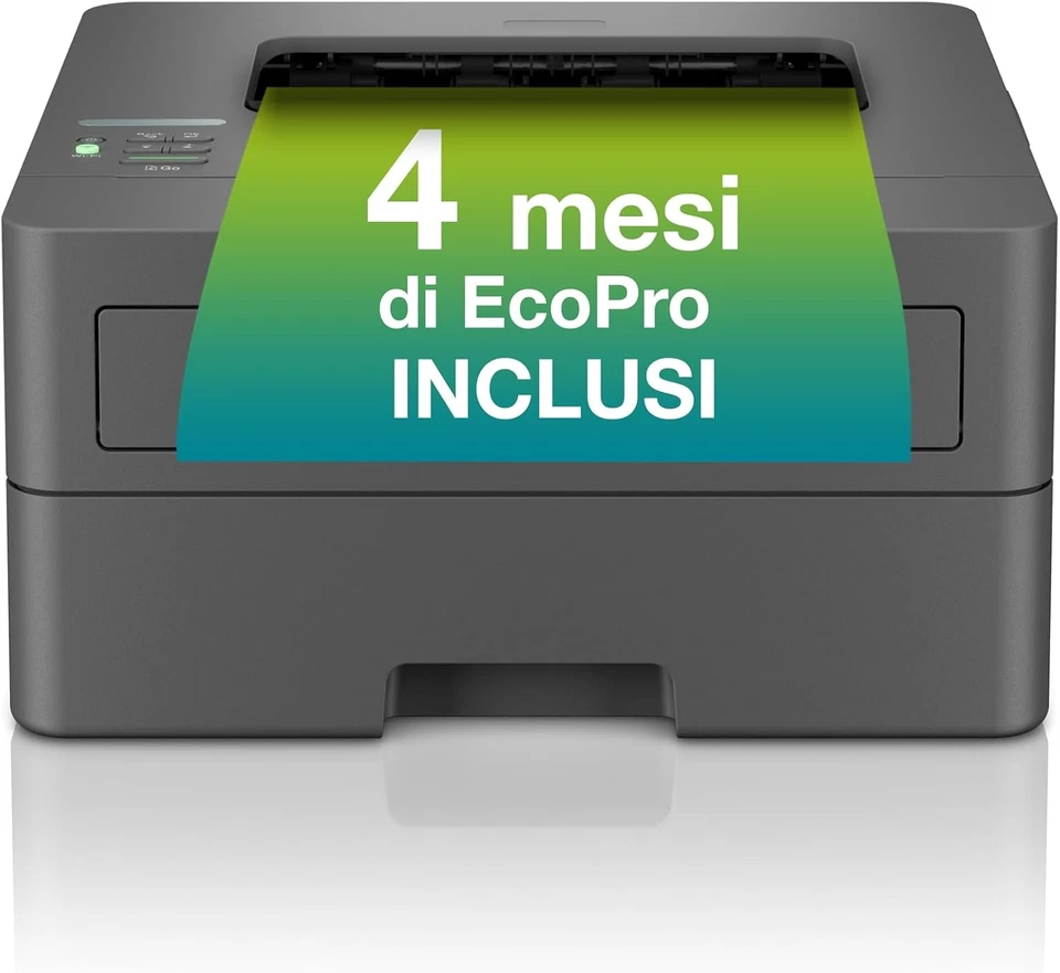 HLL2400DWE Stampante Ecopro Ready, 30 Ppm, 64MB, Stampa Fronte/Retro, Display LC - Immagine 1 di 4