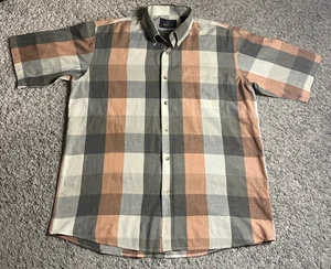 Redhead Plaid Button Up Shirt Mens L Large Bass Pro Shops Classic Colors - Picture 1 of 8