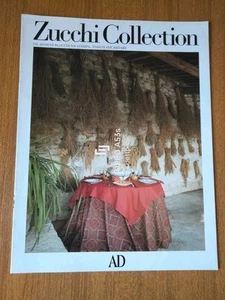 ZUCCHI COLLECTION TESSUTI DESIGN PREGIATI VINTAGE ANNI 90 BROCHURE - Foto 1 di 3