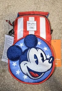 NEU 2025 Disney Parks LUG Mickey Mouse rot weiß blau Flagge Americana Skeeter Tasche - Bild 1 von 2