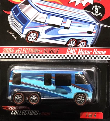 Hot Wheels GMC Motor Home 2004 RLC Selections Series Red Line Club Car 0632/9282 - Image 1 of 4