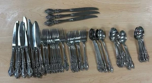 Lote de 55 tenedores de ensalada de cena de té largo Oneida Louisiana Community cucharaditas cubiertos - Imagen 1 de 14