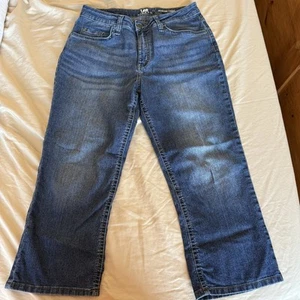 Jeans Lee Riders donna Capris vita media blu 6/Med - Foto 1 di 7
