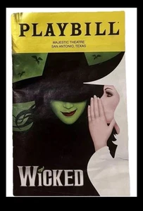 Original Broadway Playbill Wicked The Musical Dec 2023 San Antonio Texas - Picture 1 of 4