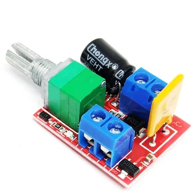 90W Mini DC 3V-35V 5A Motor PWM Speed Controller Speed Control Switch LED Dimmer - Image 1 of 4