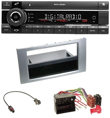 Kienzle Bluetooth MP3 USB DAB Autoradio für Ford Kuga Fusion Transit 05-12 silbe - Bild 1 von 4