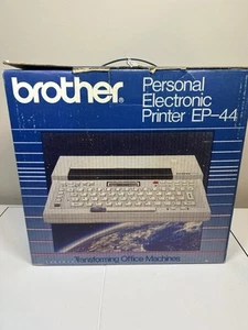 BROTHER EP-44 ELECTRONIC PRINTER TYPEWRITER ORIGINAL BOX W/EXTRAS - Picture 1 of 14