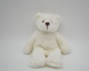 Plushland Vintage 2000 White Teddy Bear 7" Plush Stuffed Animal - Picture 1 of 7