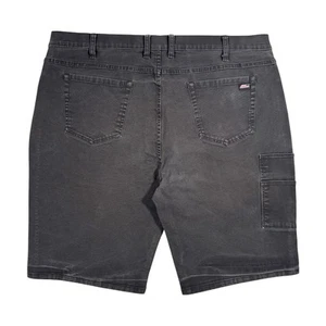 Dickies Black Regular Fit Canvas Carpenter Shorts W42 Workwear Utility Jorts - Picture 1 of 10