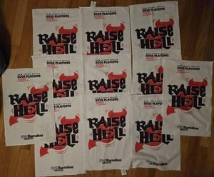 New Jersey Devils 2025 Rd 1 Game 3 Raise Hell Rally Towel Vs Hurricanes 2OT WIN! - Picture 1 of 2