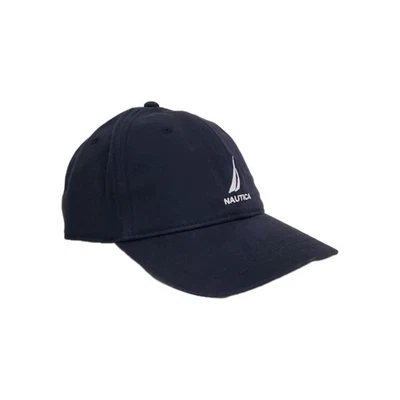 Gorra Nautica Hombre Azul Marino Logo Bordado Talla Única Ajustable Correa NUEVA Foto 1 de 4