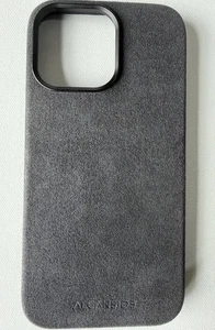 Funda Alcanside iPhone 14 Pro Max Alcantara Gris espacial con MagSafe. Ligeramente usado - Imagen 1 de 6