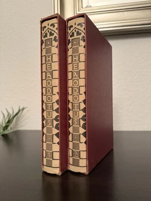 Herodotus: The Histories – 1958 Heritage Press 2-Vol Set in Slipcases - Imagem 1 de 4