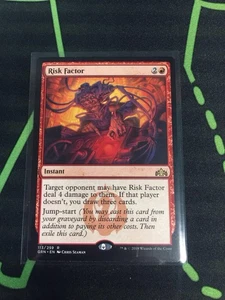 MTG Magic The Gathering Risk Factor GRN Rare Red Instant - Picture 1 of 1