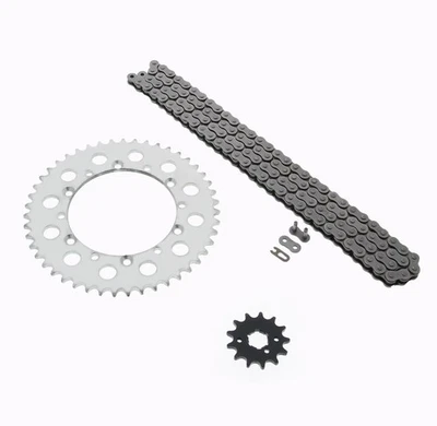 Cadena y piñón Kawasaki 90-93, 97-98 KX250 / 89-04 KX500 plata 13/47 114L Foto 1 de 4