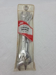 Vintage Dayton 5 Piece Open End Wrench Set - 1/4" To 3/4" No. 4X140 Made In USA - Bild 1 von 16