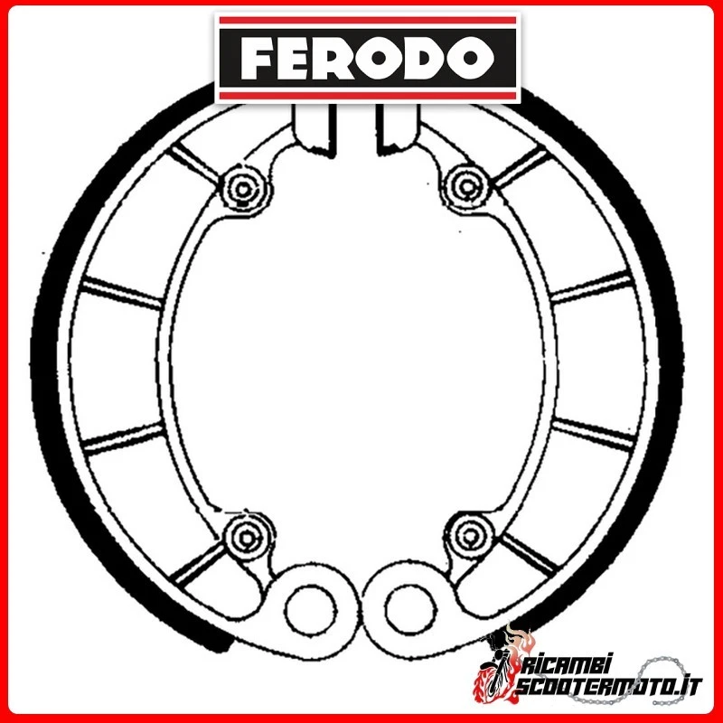 Ganasce Freno FERODO FSB761 HONDA VT 750 C2 SHADOW SPIRIT 2007-2009 225129061#23 Foto 1 de 1