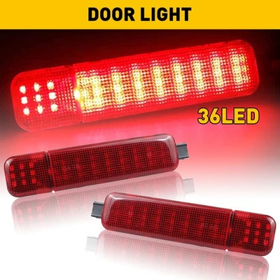 Luces de cortesía de panel LED de puerta interior para Chevrolet Silverado Suburban 1500 2x Foto 1 de 4